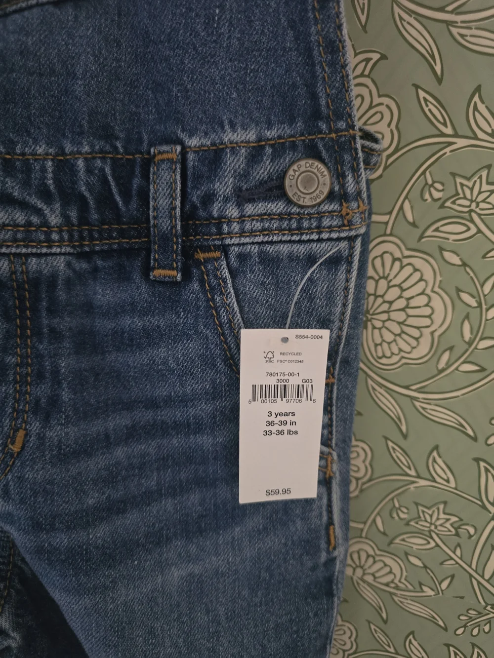 BabyGap × Disney Minnie Mouse Denim Overalls